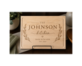 Personalized Solid Maple Cutting Board