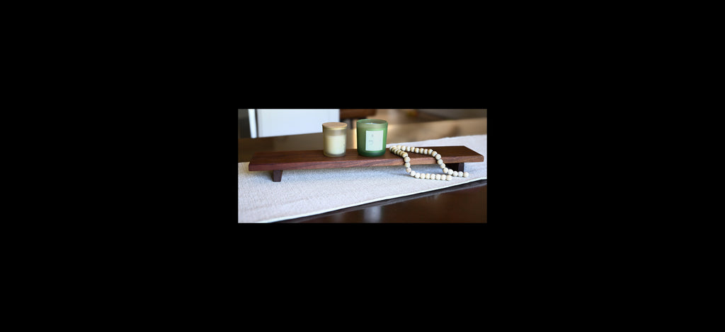 Solid Walnut Riser Tray | Handmade from North Carolina Walnut