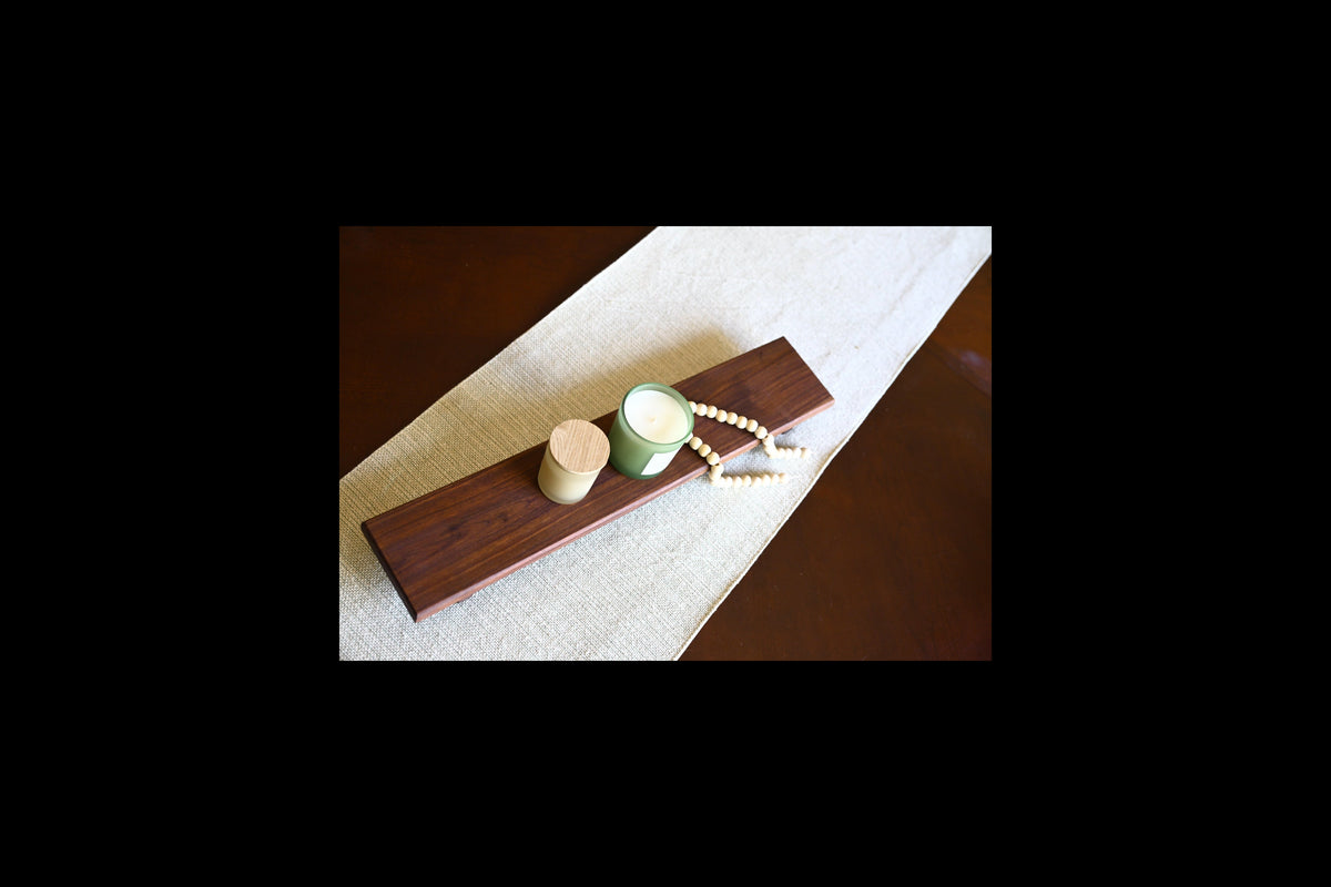 Solid Walnut Riser Tray | Handmade from North Carolina Walnut