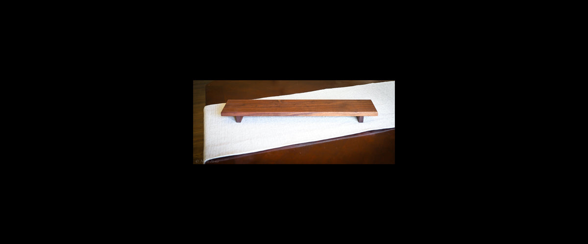 Solid Walnut Riser Tray | Handmade from North Carolina Walnut
