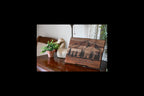 Faith Can Move Mountains Walnut Shelf Sitter