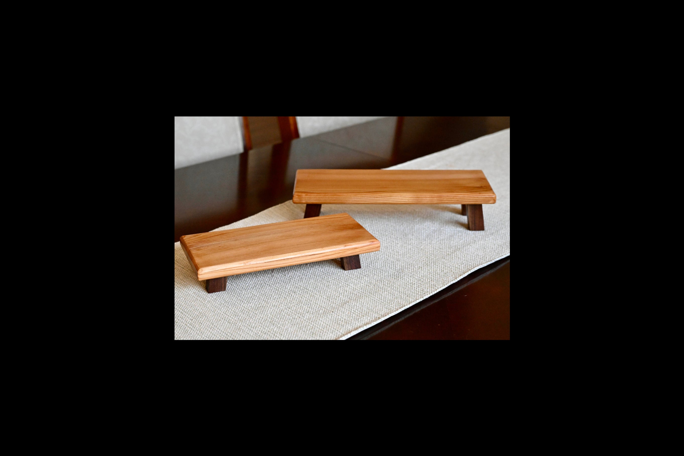 Handcrafted Cedar & Display Risers