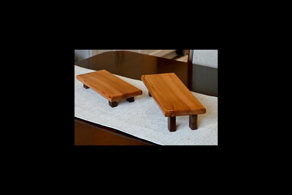 Handcrafted Cedar & Display Risers