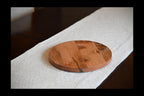 Handcrafted Curly Maple Cheese Tray | Rustic Round Serving Board
