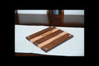 Handcrafted Walnut & Maple Serving Board with Feet