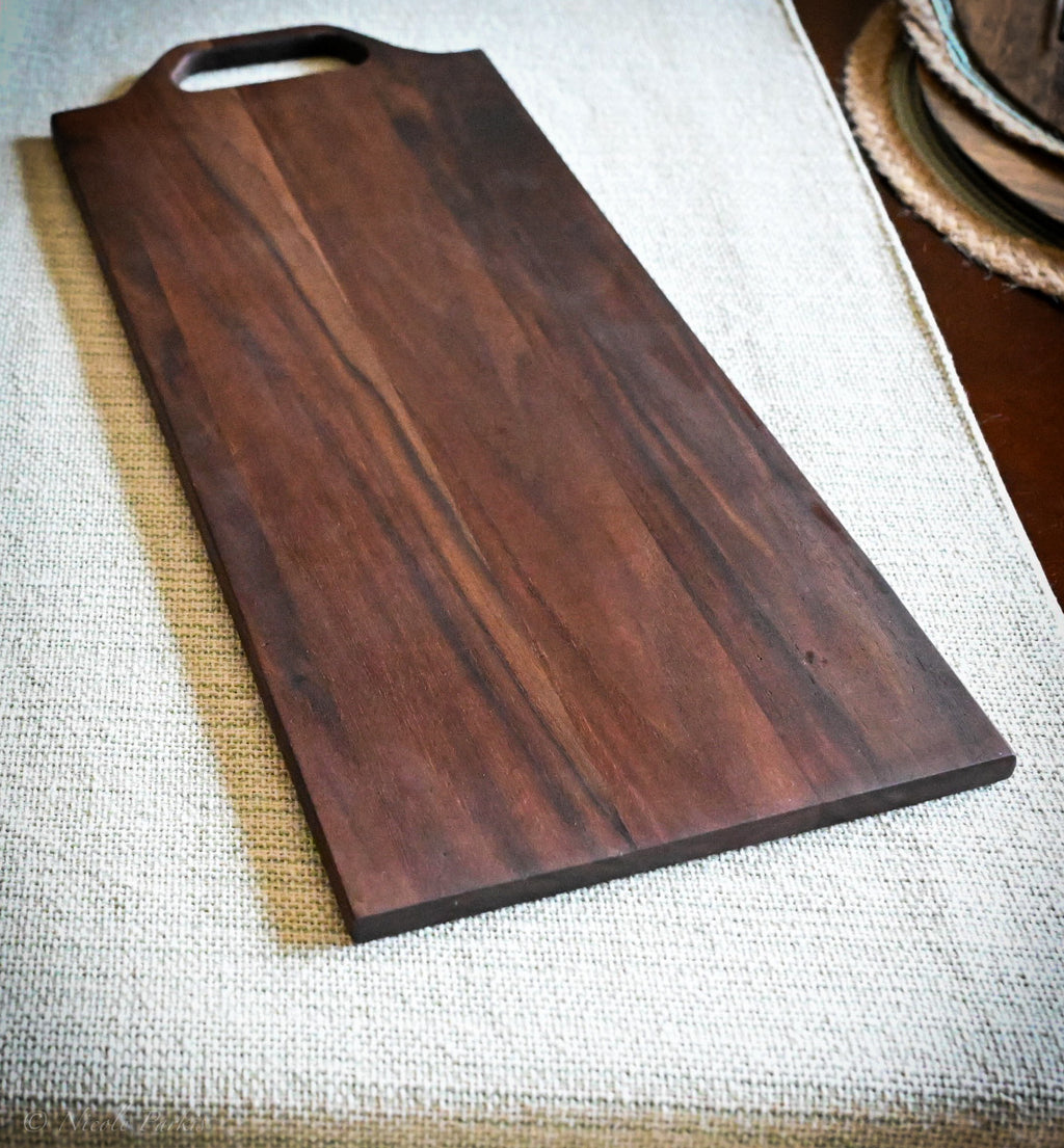 Walnut Charcuterie Board with Handle