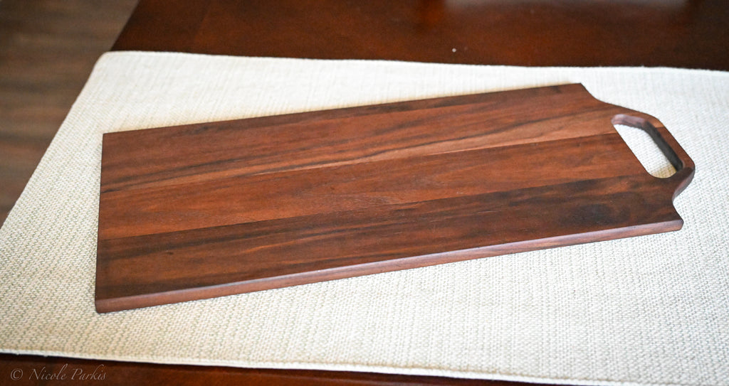 Walnut Charcuterie Board with Handle