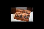 Faith Can Move Mountains Walnut Shelf Sitter