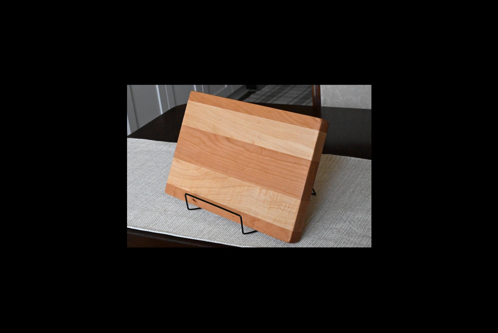Handcrafted Cherry & Maple Cutting Board | Personalization Included