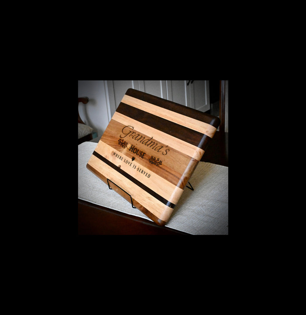 Custom Engraved Hardwood Cutting Board | Gift Ready | Personalized Kitchen Gift