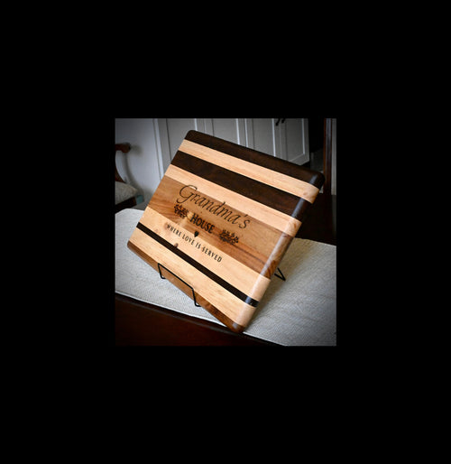 Custom Engraved Hardwood Cutting Board | Gift Ready | Personalized Kitchen Gift