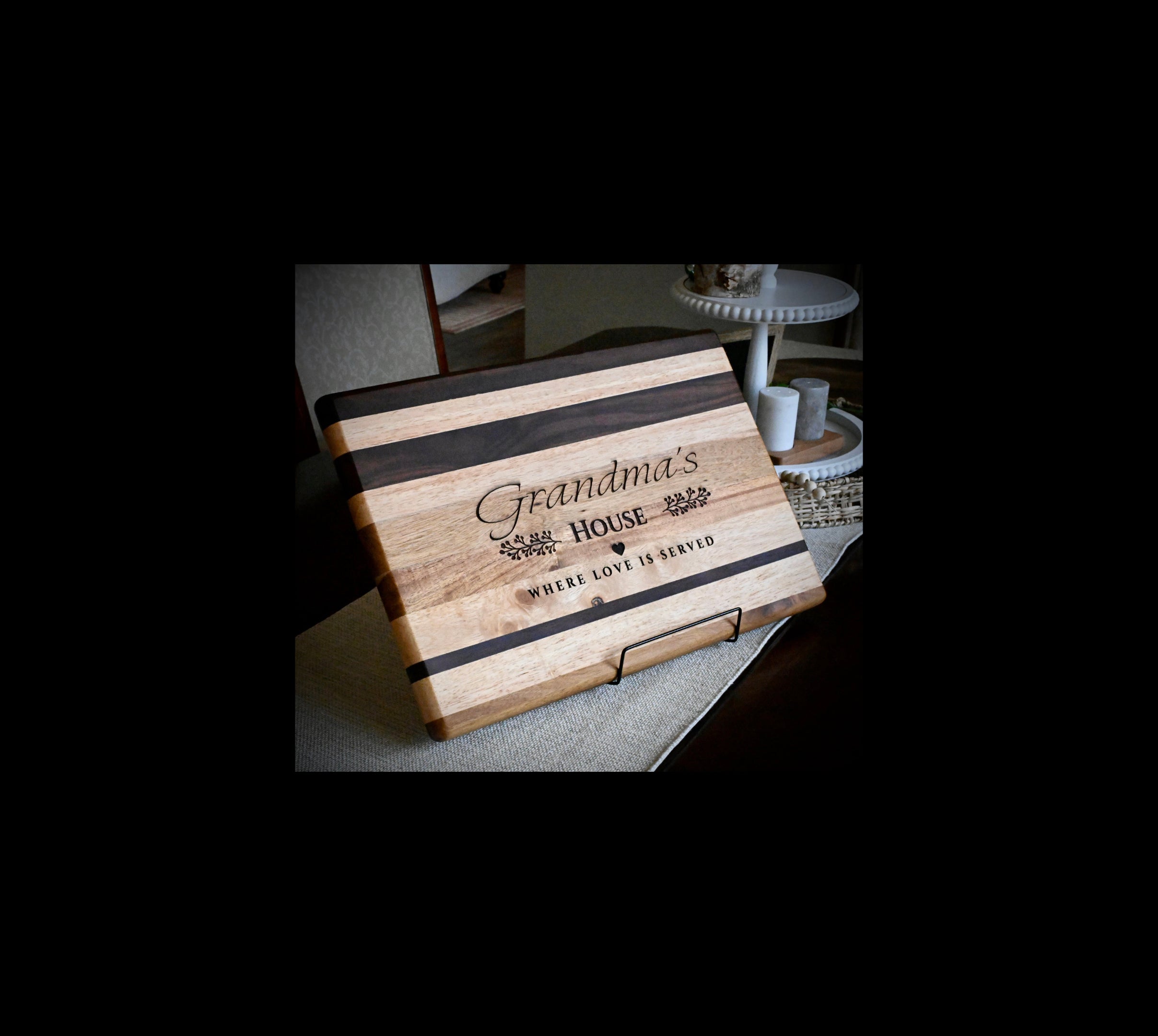 Custom Engraved Hardwood Cutting Board | Gift Ready | Personalized Kitchen Gift