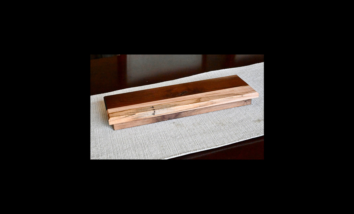 Walnut & Maple Handmade Riser