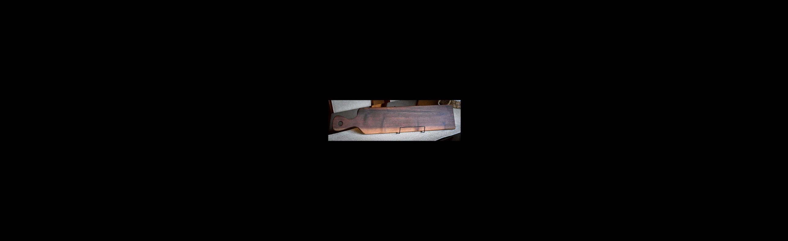 Long Handcrafted Solid Walnut Charcuterie Board |27" Artisan Cheese Board