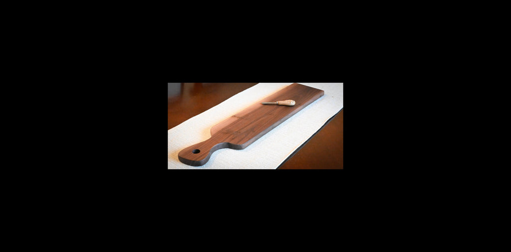 Long Handcrafted Solid Walnut Charcuterie Board |27" Artisan Cheese Board