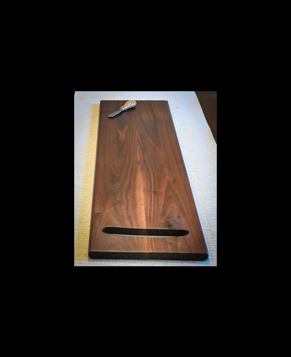 Handcrafted Walnut Charcuterie Board | Large Entertaining Board | Walnut Serving Tray