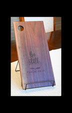 Engraved Walnut Serving Board | Psalm 46:10