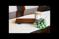 Handcrafted Walnut Display Riser | Small Rustic Pedestal Tray