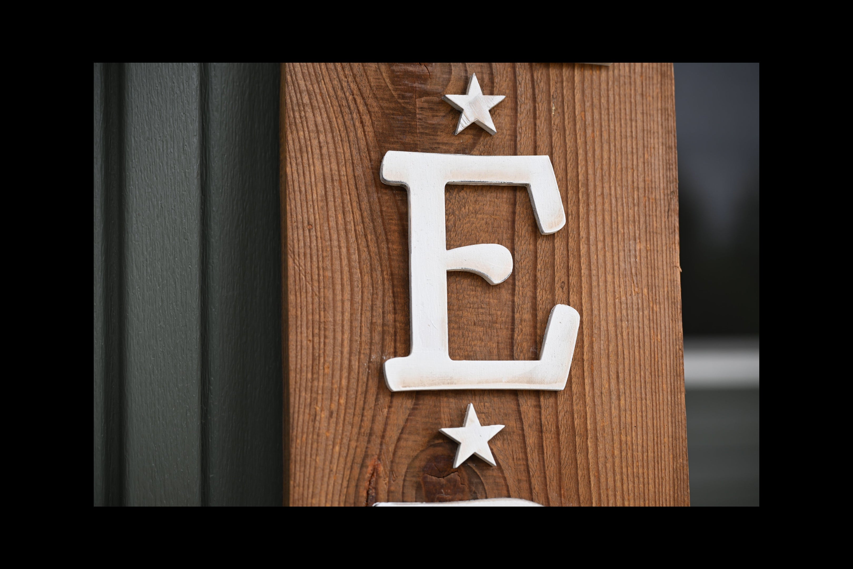 Rustic AMERICA Porch Sign | Reclaimed Cedar