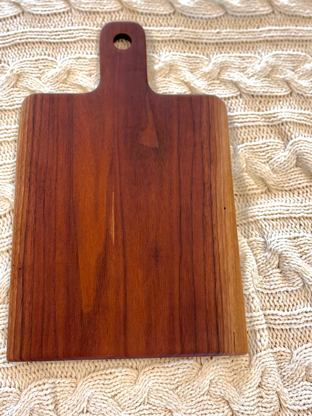 Rustic Handcrafted Walnut Serving Board