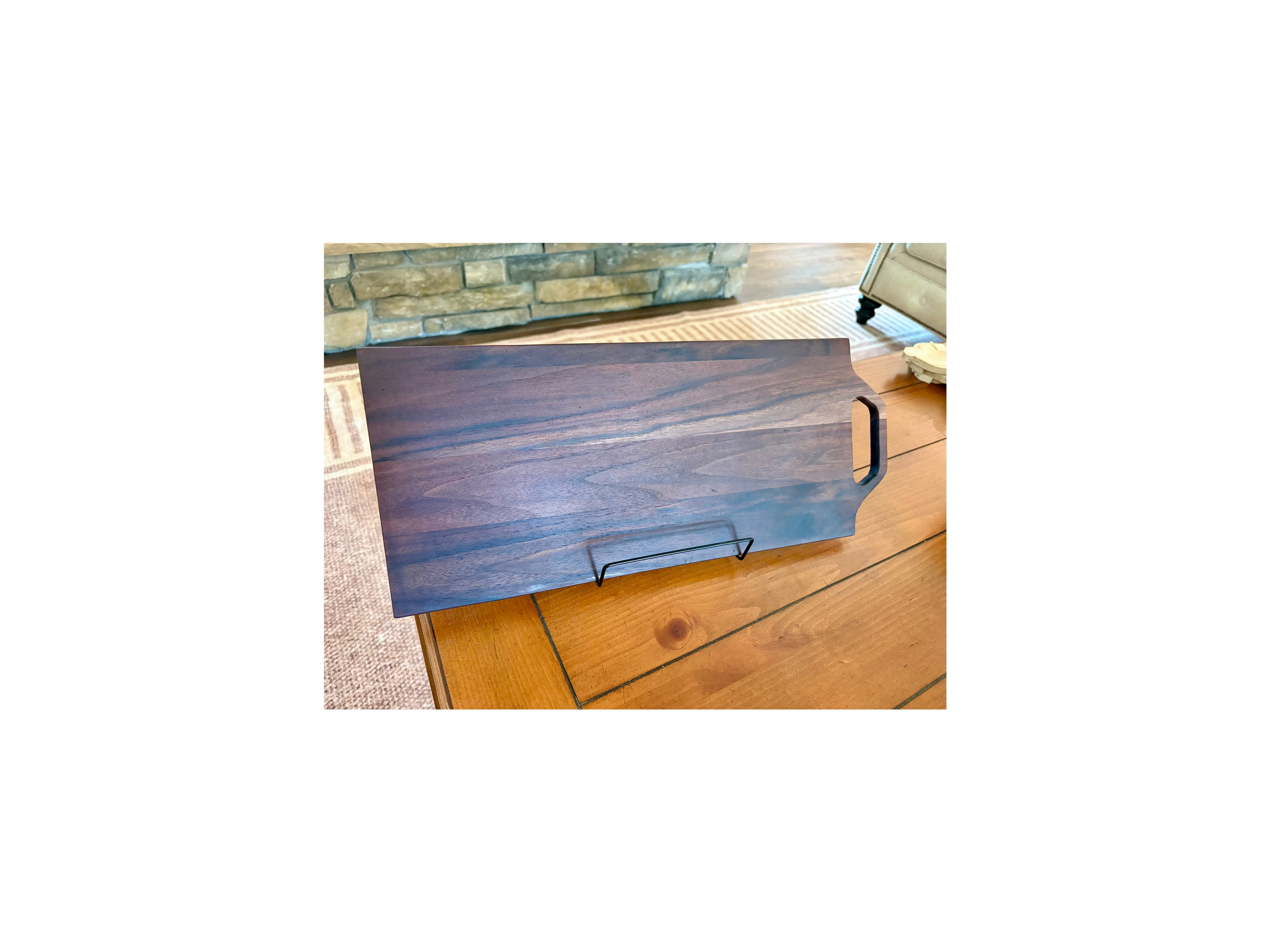 Walnut Charcuterie Board with Handle